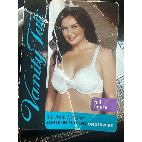 Vanity Fair NWT size 40DD white Full Figure Underwire Bra Illumination - Picture 2 of 5